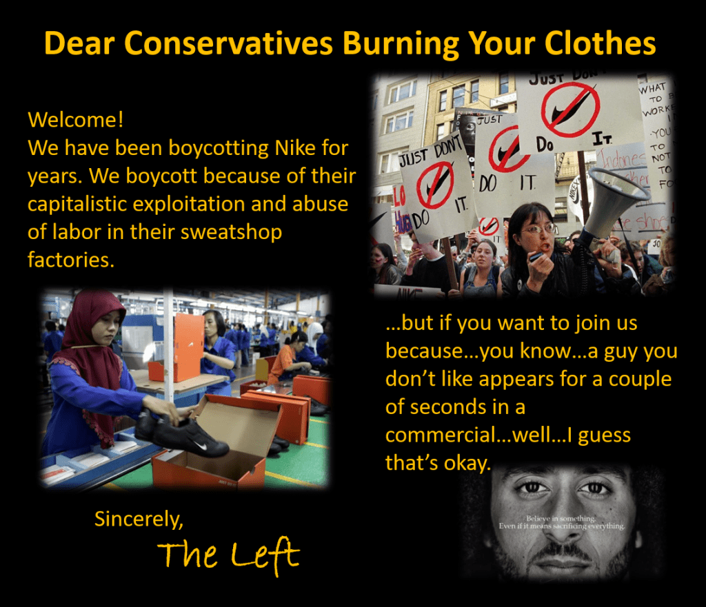 Conservatives, Welcome to the Left Wing Nike&nbsp;Boycott!