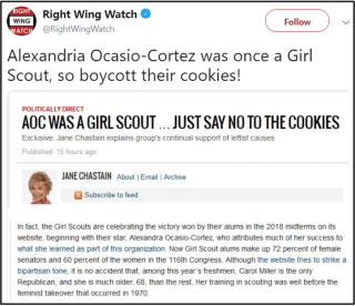 AOC's Girl Scout Cookies