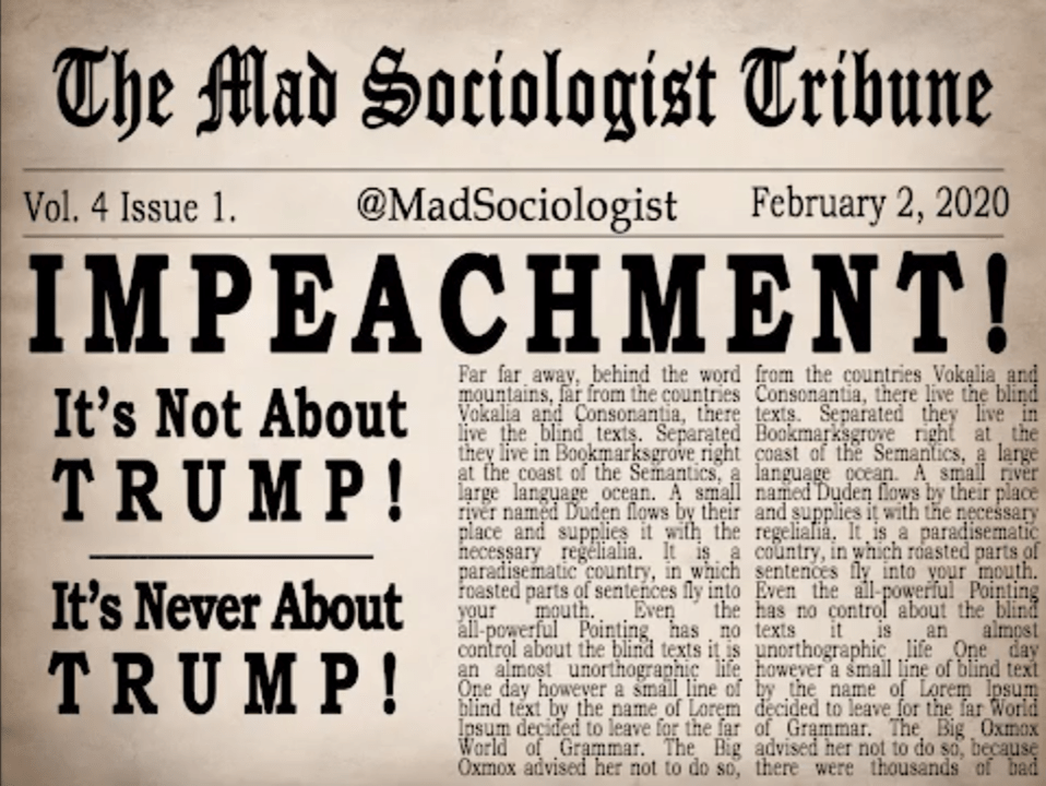 A Non-Trump Analysis of the&nbsp;Impeachment