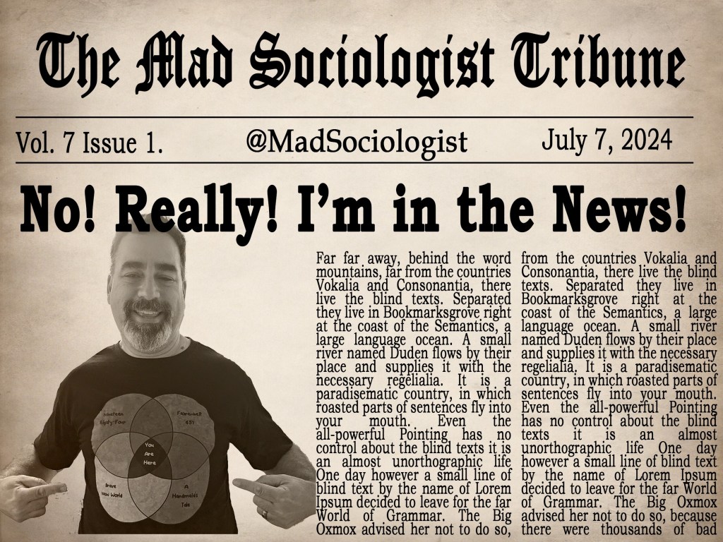 No! Really! I’m in the&nbsp;News!