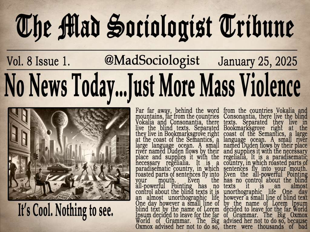 Is More Mass Violence in Our&nbsp;Future