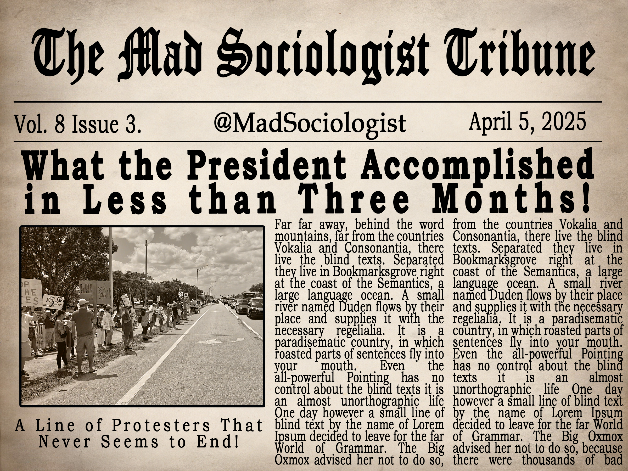 The April 5th Protests!