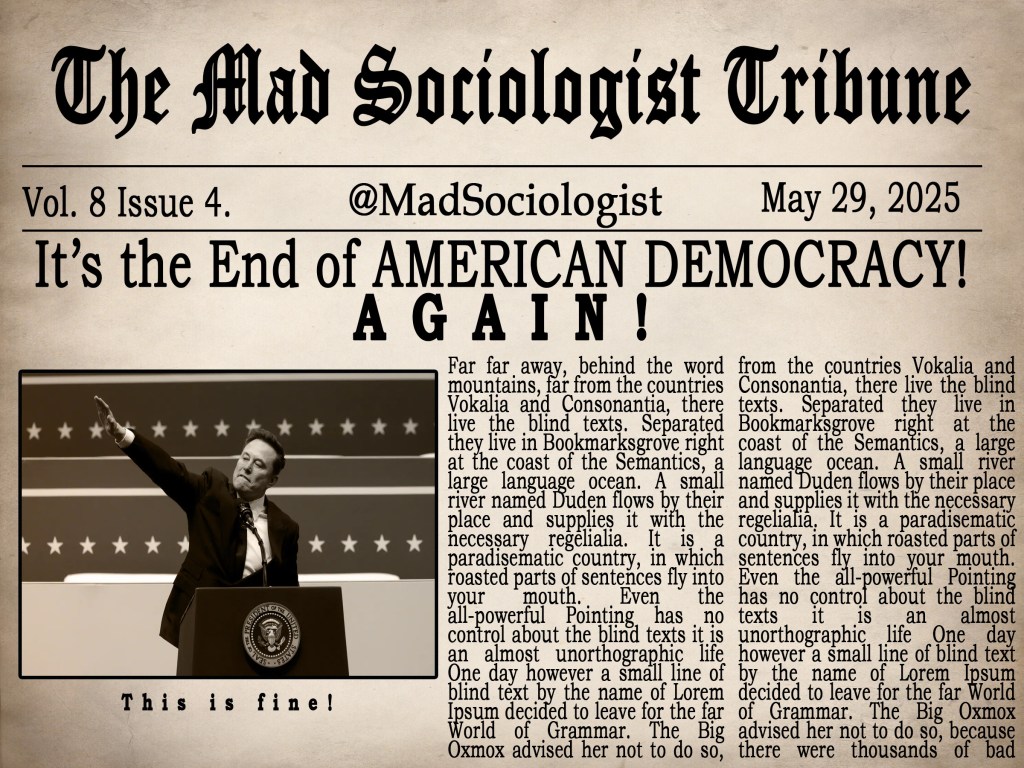 The Collapse of American Democracy…Again